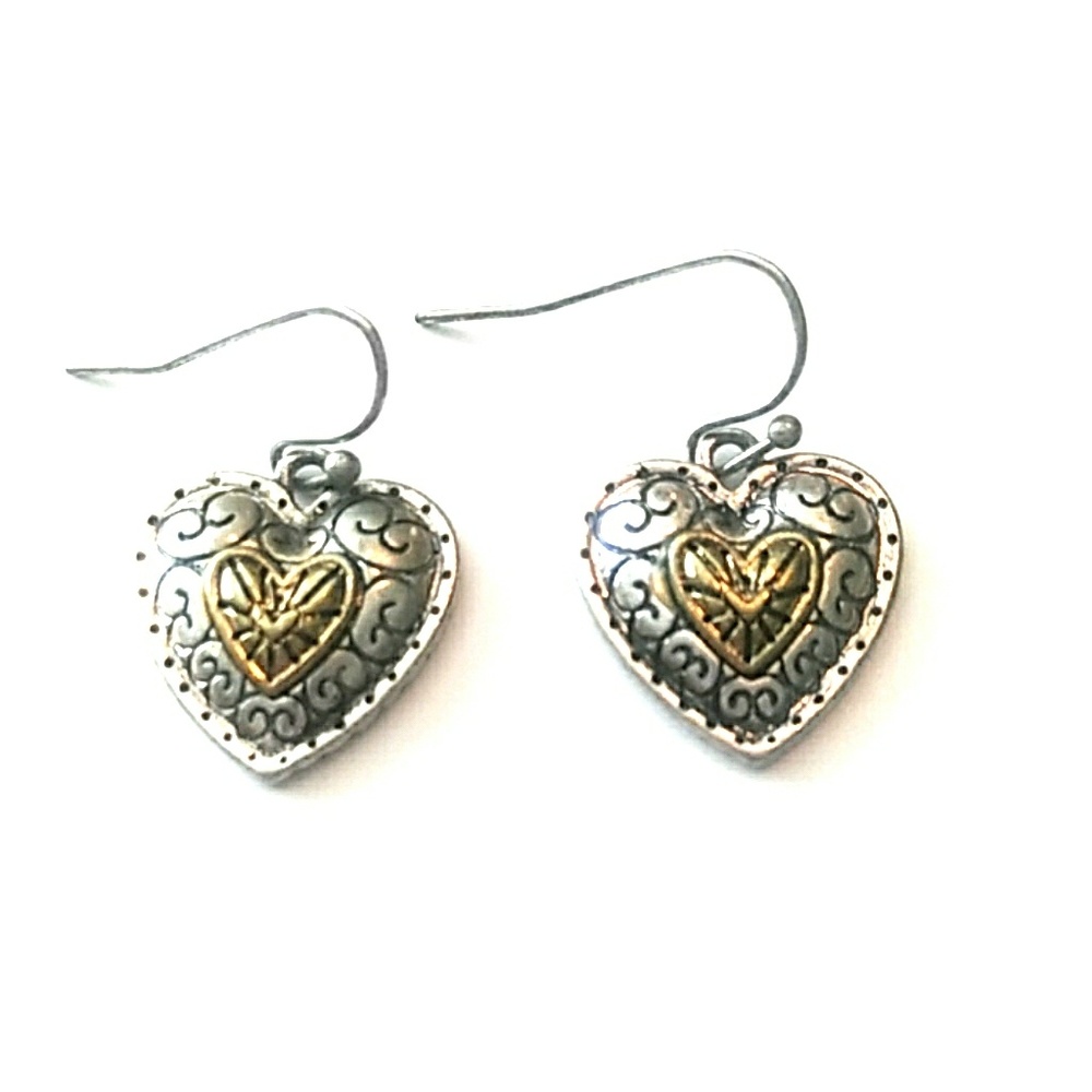 COPY - Heart Dangle Earrings